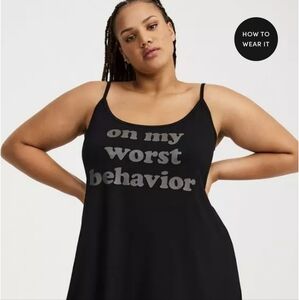 Womens Sleep Mini Gown